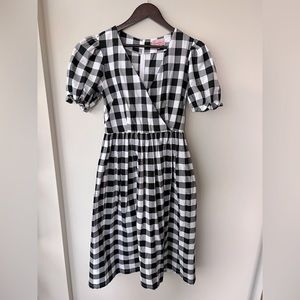 Lisa Says Gah Gingham Midi Dress